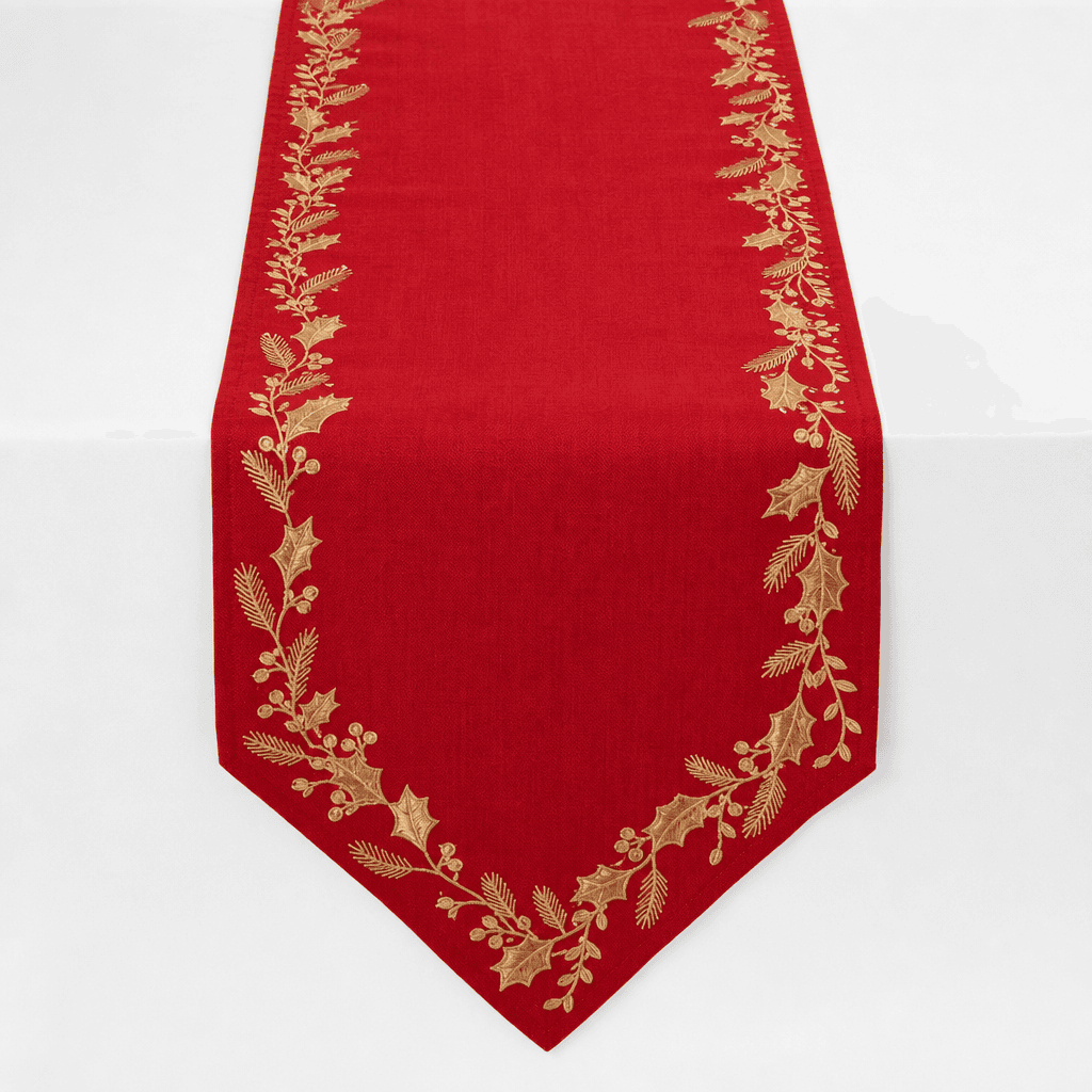 Christmas Table Runner Red