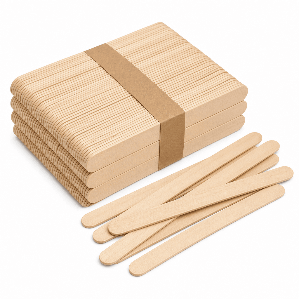 Wooden Craft Sticks 200‑Pack