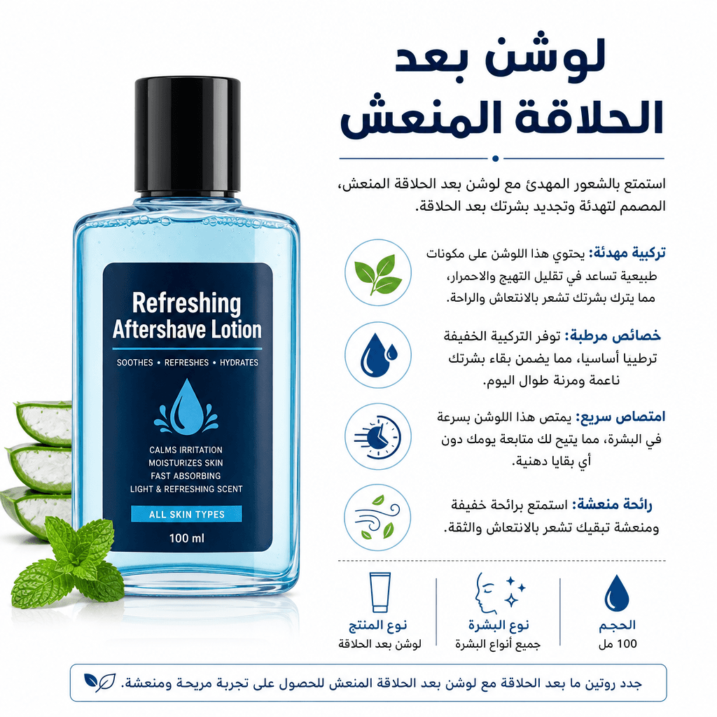 Refreshing Aftershave Lotion