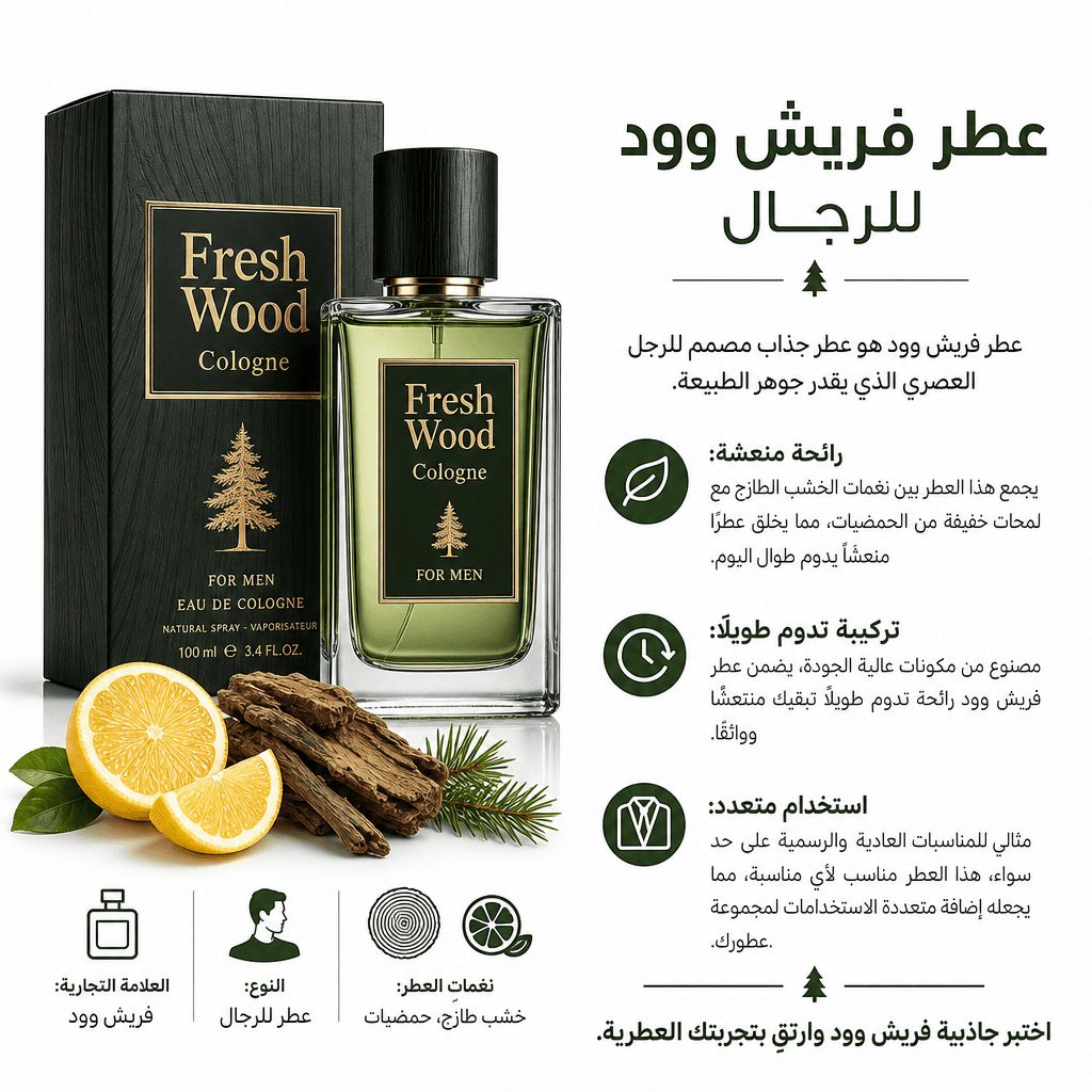 Fresh Wood Cologne