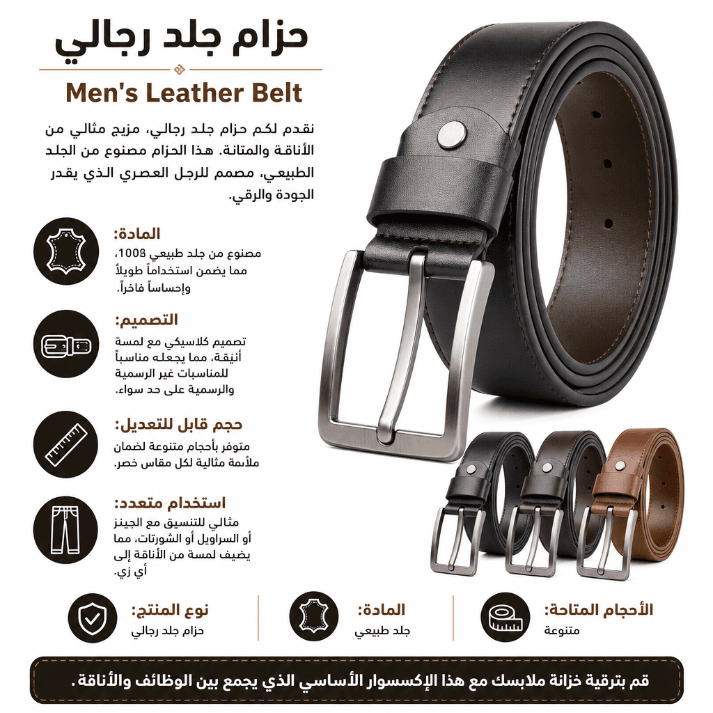 Men's Leather Belt