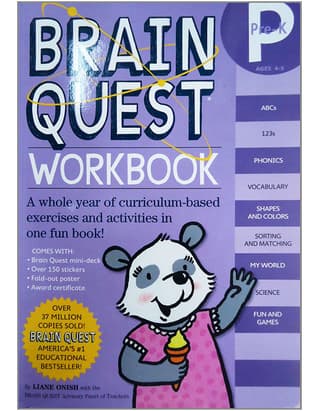 Brain Quest Prek Workbook